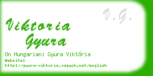 viktoria gyura business card