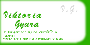 viktoria gyura business card
